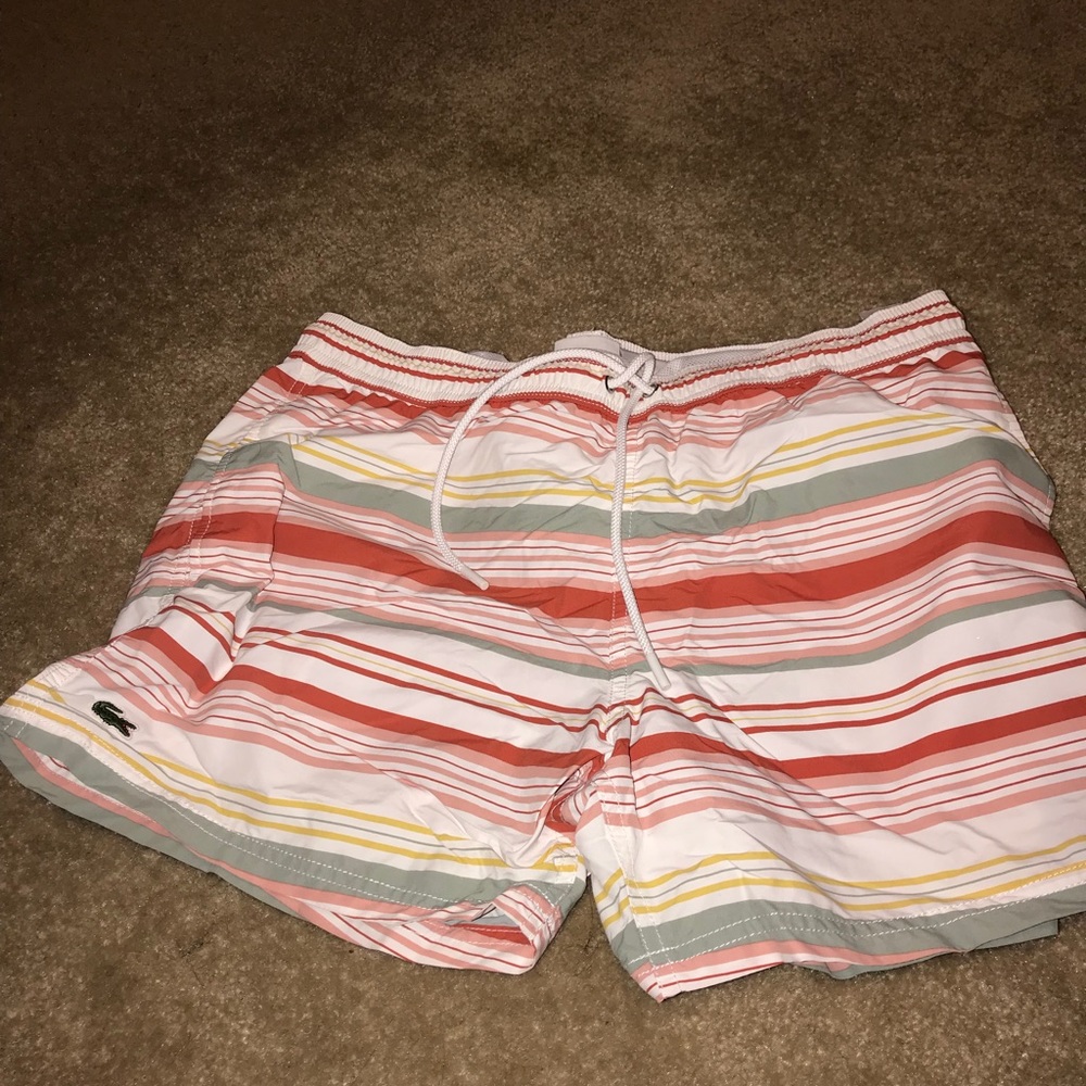 Lacoste swim trunks